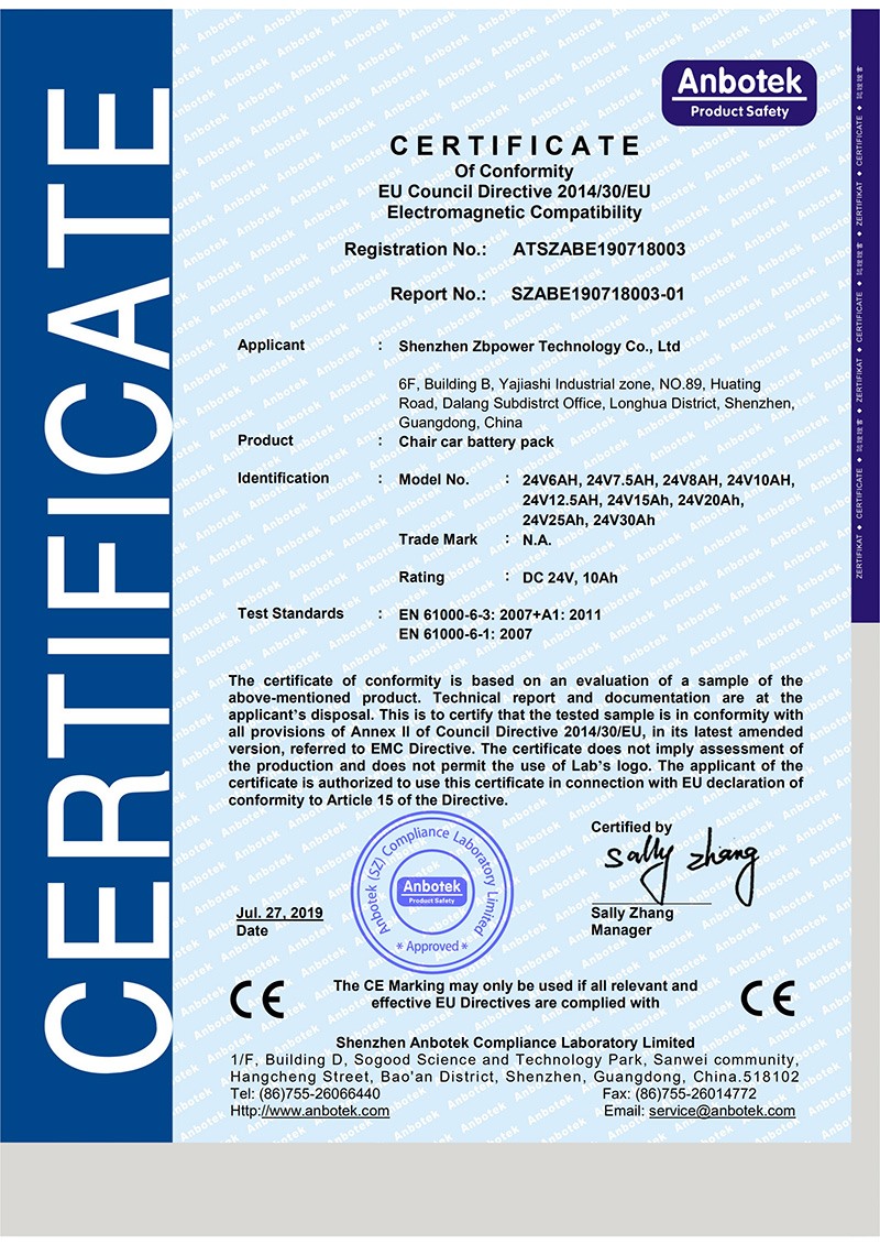CE certificate
